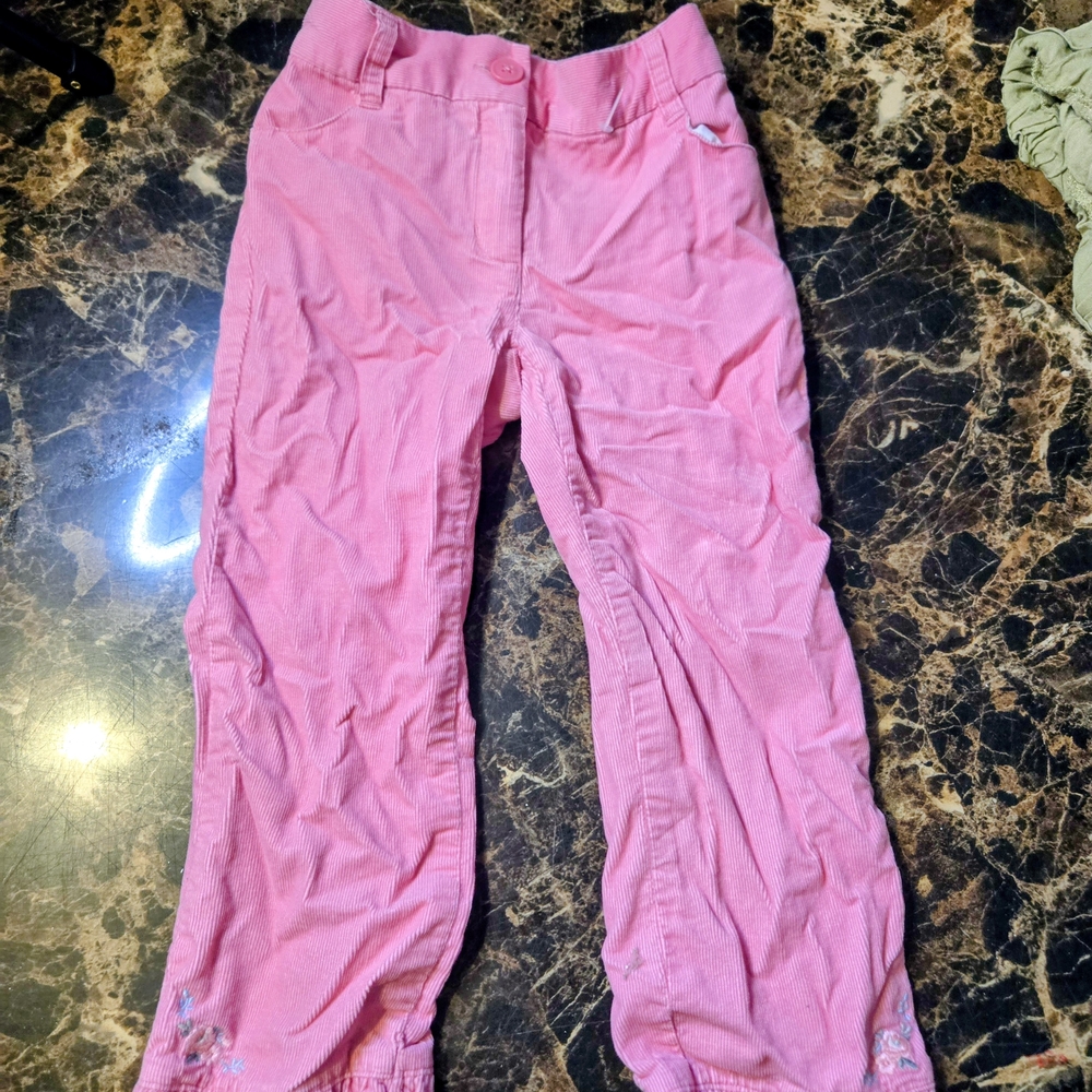 Janie and Jack Pink Corduroy Pants